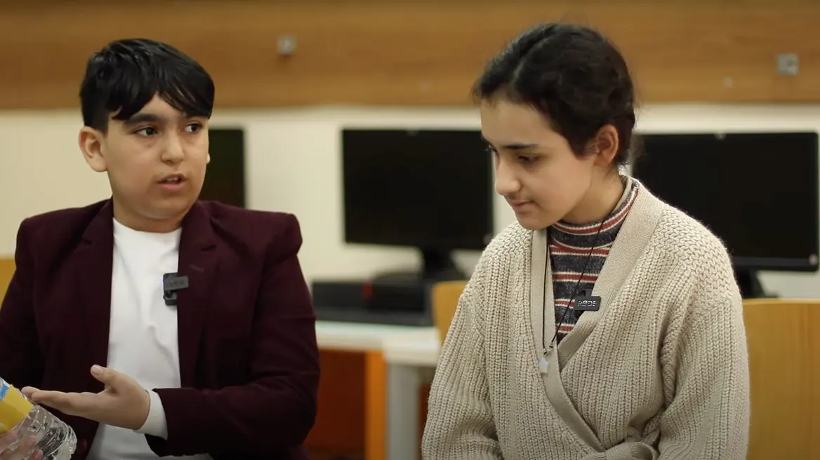 Hatice (12) ve Resul (13) 'Bilim Kuşağı Atölyeleri' Sayesinde İlk İcatlarını Yaptı